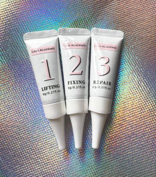 Lotions Lash Lift coréen en tubes