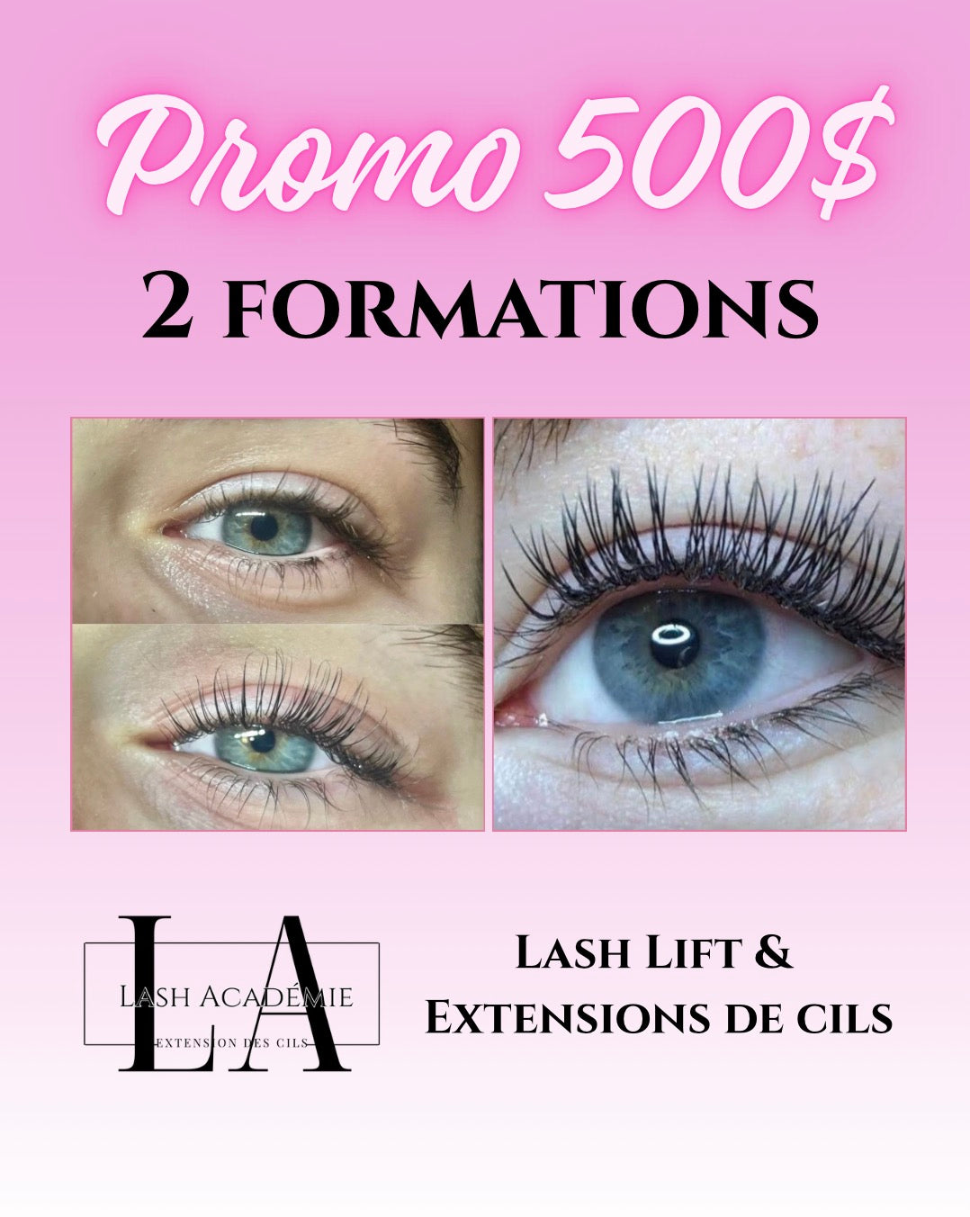 Promo Lash Lift & Extensions de cils
