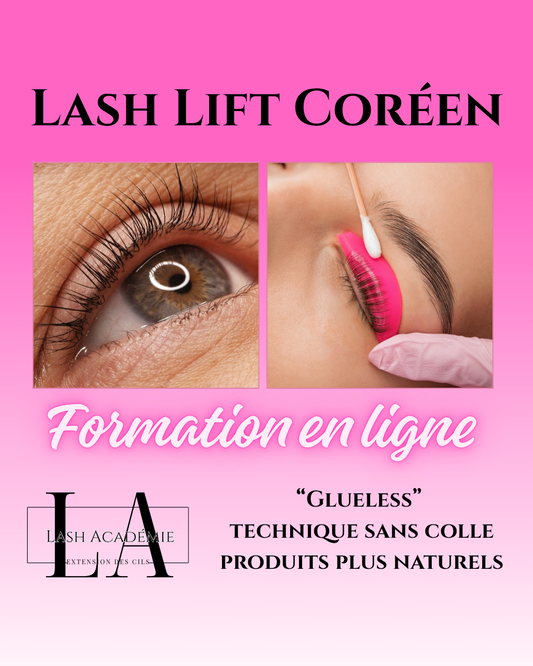 EN LIGNE formation Lash lift coréen